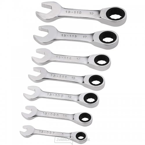 Stanley FMMT82900-0 7-dielna sada krátkych račňových kľúčov Stanley FMMT82900-0 7-dielna sada krátkych račňových kľúčov gallery main image