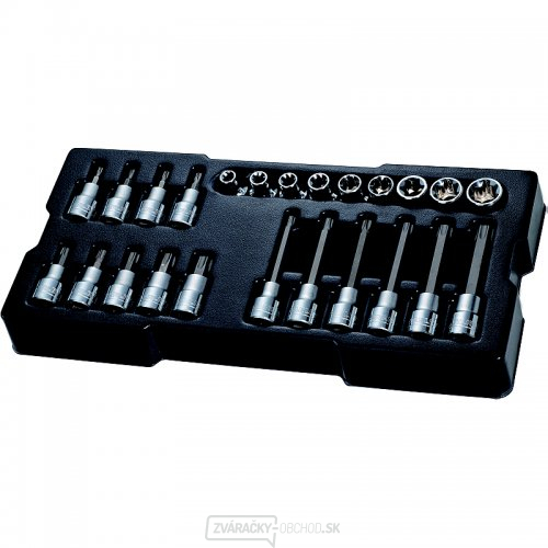 24-dielna súprava nástrčiek Torx v module Stanley STMT1-74176