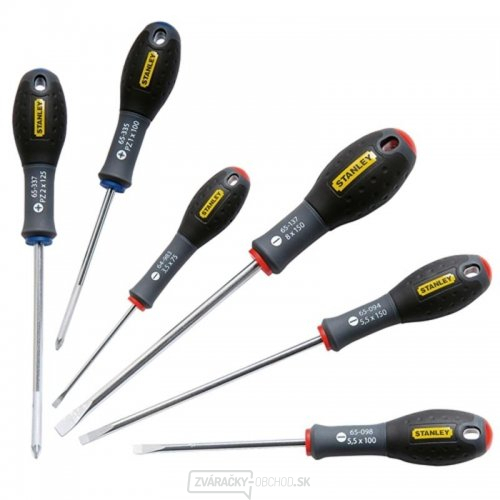 Stanley FatMax 6-dielna sada skrutkovačov 0-65-428 Stanley FatMax 6-dielna sada skrutkovačov 0-65-428 gallery main image