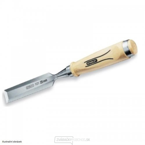 Dláto (sochárske) s drevenou rukoväťou 14 mm Stanley 2-16-386