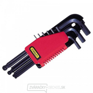 9-dielna sada nástrčných kľúčov Inbus s guľou - metrické Stanley 0-69-256 9-dielna sada nástrčných kľúčov Inbus s guľou - metrické Stanley 0-69-256 gallery main image