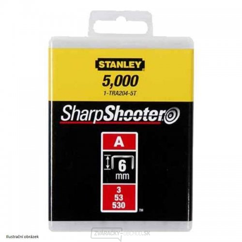 LD sponky TYP A 5/53/530, 10mm 5000ks Stanley 1-TRA206-5T LD sponky TYP A 5/53/530, 10mm 5000ks Stanley 1-TRA206-5T gallery main image