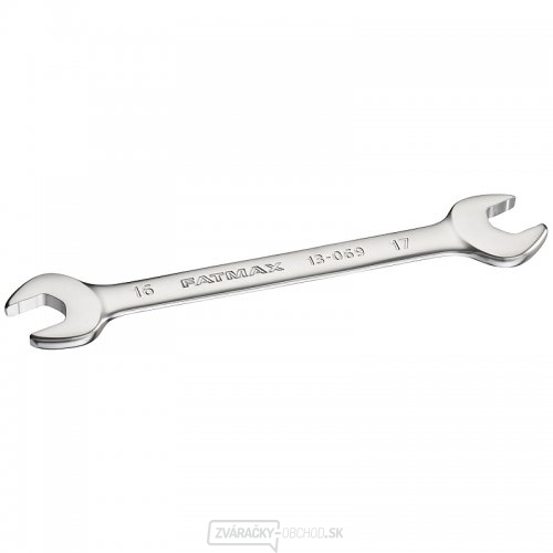 Obojstranný otvorený kľúč 16 x 17 mm Anti-Slip FatMax Stanley FMMT13069-0 Obojstranný otvorený kľúč 16 x 17 mm Anti-Slip FatMax Stanley FMMT13069-0 gallery main image