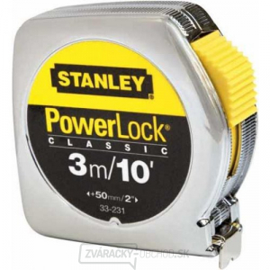 Zvárací meter 3m/10ft, plastové puzdro ABS Stanley 0-33-203