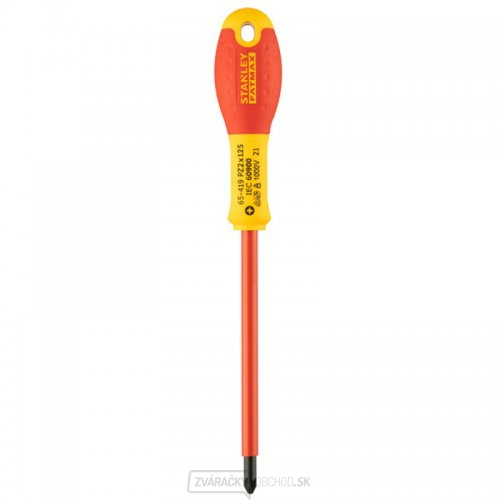 Skrutkovač FATMAX izolovaný 1000V Pz2x125 Stanley 0-65-419 Skrutkovač FATMAX izolovaný 1000V Pz2x125 Stanley 0-65-419 gallery main image
