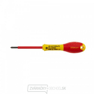 Skrutkovač FATMAX izolovaný 1000V Pz0x75 Stanley 0-65-417 Skrutkovač FATMAX izolovaný 1000V Pz0x75 Stanley 0-65-417 gallery main image