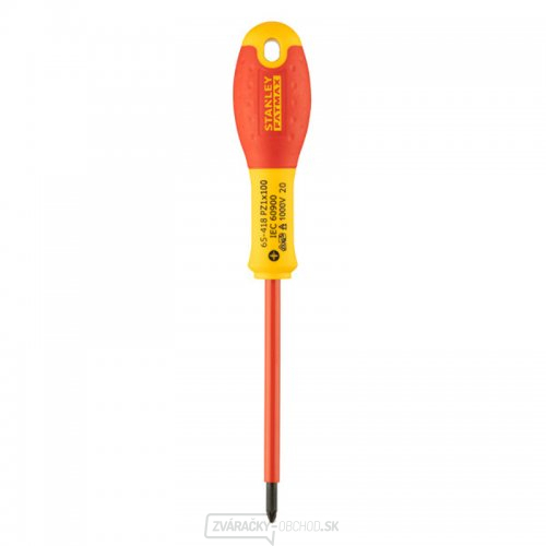 Skrutkovač FATMAX izolovaný 1000V Pz1x100 Stanley 0-65-418 Skrutkovač FATMAX izolovaný 1000V Pz1x100 Stanley 0-65-418 gallery main image