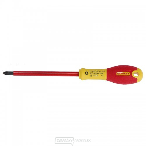 Izolovaný krížový skrutkovač Ph0x75mm Stanley FatMax 1-65-414