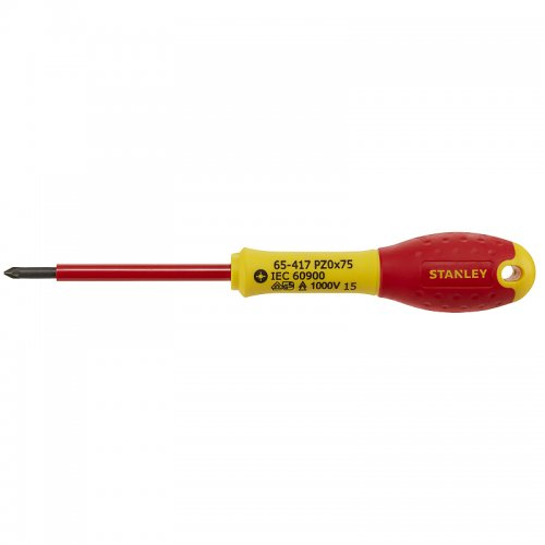 Skrutkovač Pozidriv izolovaný Pz0x75mm Stanley FatMax 1-65-417