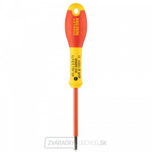 Skrutkovač FATMAX izolovaný 1000V 3,5x75 Stanley 0-65-411 Skrutkovač FATMAX izolovaný 1000V 3,5x75 Stanley 0-65-411 gallery main image