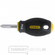 Krížový skrutkovač krátky Ph1x30mm Stanley FatMax 1-65-406 gallery main image