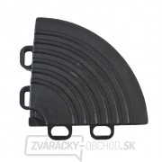 Plastový rohový nájazd k dlaždiciam Procarosa PROFI - čierna Plastový rohový nájazd k dlaždiciam Procarosa PROFI - čierna gallery main image