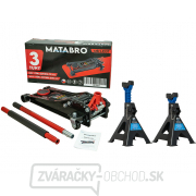 AKČNÝ SET Nízkoprofilový hydraulický zdvihák (hever) s pojazdom MB-LPJ3T s podperami MB-JS3T 3t AKČNÝ SET Nízkoprofilový hydraulický zdvihák (hever) s pojazdom MB-LPJ3T s podperami MB-JS3T 3t gallery main image
