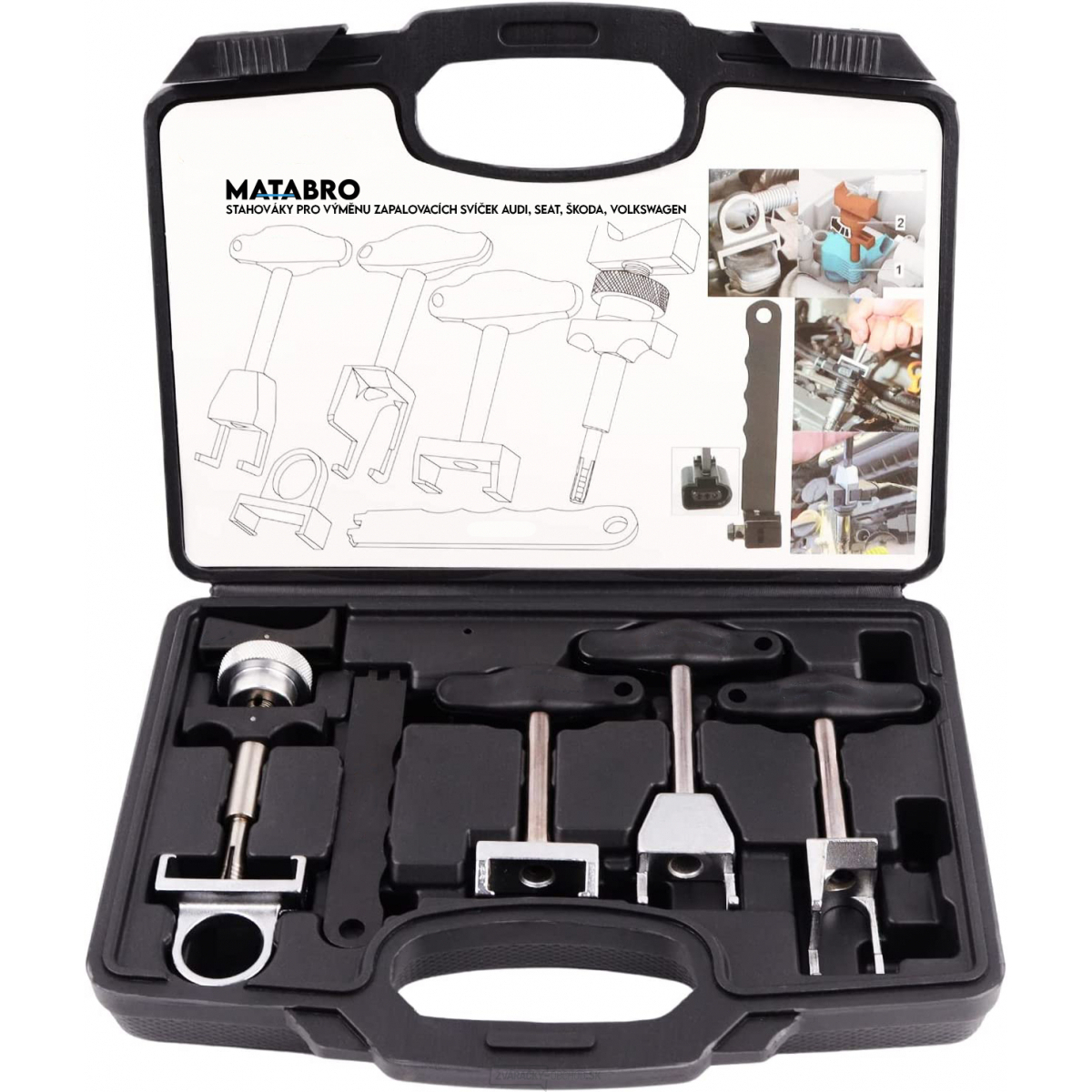 Sťahováky na výmenu zapaľovacích sviečok Audi, Seat, Škoda, Volkswagen Matabro MB-01-B3094