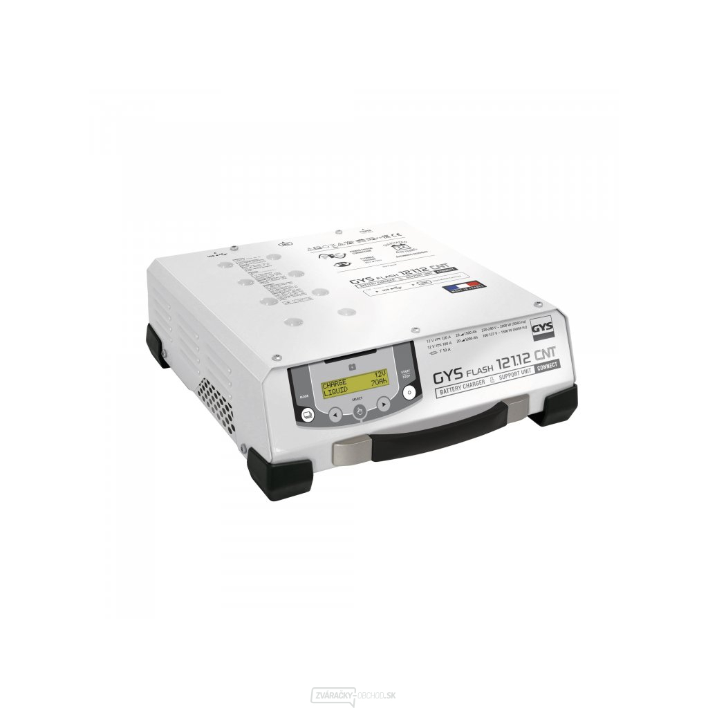 Multifunkčná nabíjačka autobatérií GYS GYSFLASH 121.12 CNT FV (5 m káblov)