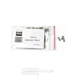 Hliníkové skrutky s horčíkom GYS M4 12mm - 1000ks gallery main image