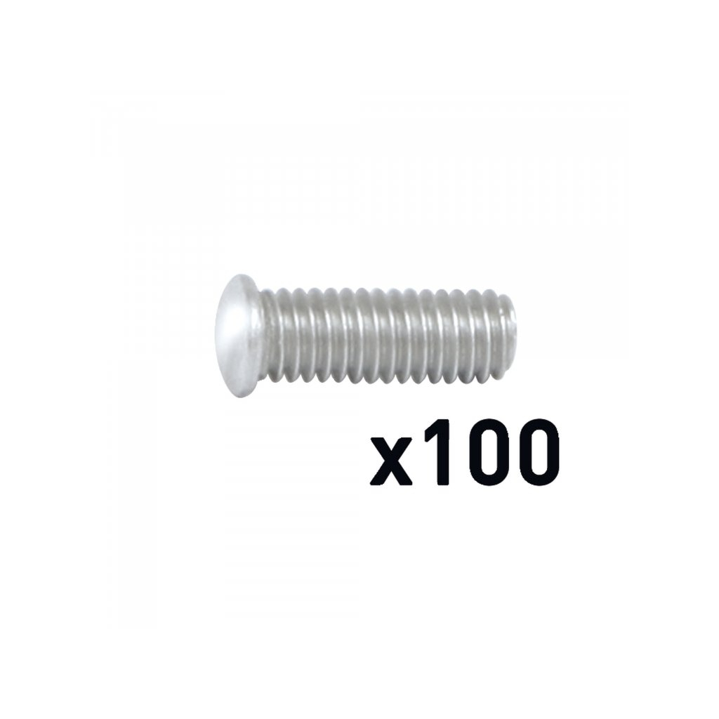 Hliníkové skrutky s horčíkom GYS M6 16mm - 100 ks