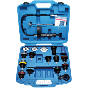 Súprava na tlakovanie chladiacej sústavy | 18dielna, BGS 8027 Súprava na tlakovanie chladiacej sústavy | 18dielna, BGS 8027 gallery main image