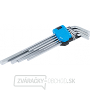 Súprava zahnutých kľúčov | veľmi dlhé | vnútorný šesťhran 1,5 - 10 mm | 9dielna BGS 808 Súprava zahnutých kľúčov | veľmi dlhé | vnútorný šesťhran 1,5 - 10 mm | 9dielna BGS 808 gallery main image