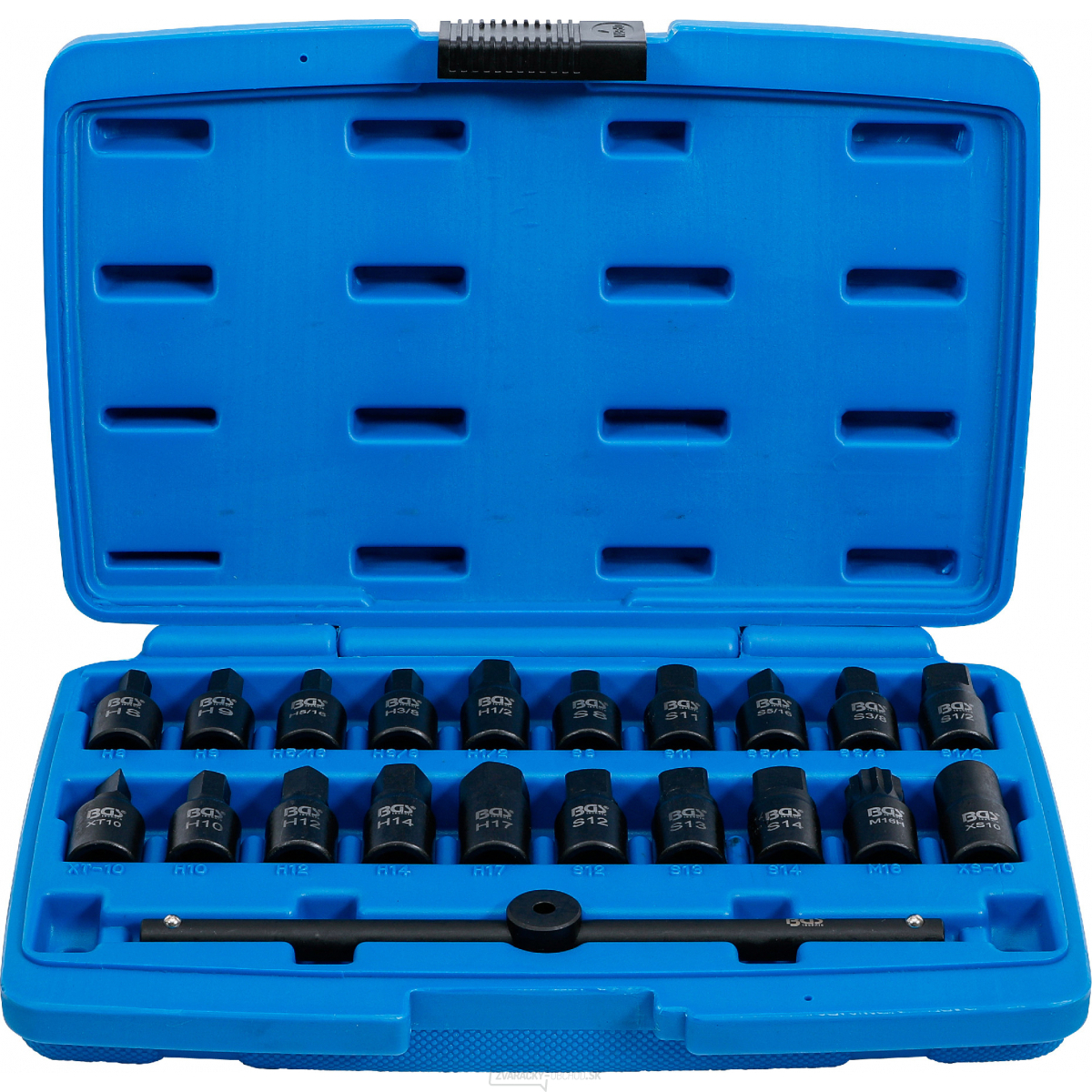 Súprava špeciálnych hlavíc na olejové vane | 10 mm (3/8") | 21dielna, BGS 1014