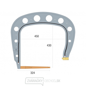 Náhradné rameno pre bodovacie kliešte GYS G8 - izolované Náhradné rameno pre bodovacie kliešte GYS G8 - izolované gallery main image