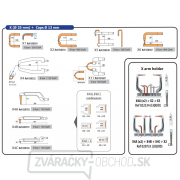 Sada 6 ramien pre GYS X - X4A (x2) X4B X4C X2 bodovacie kliešte Náhľad