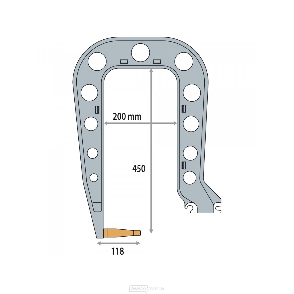 Náhradné rameno pre VAS GYS typ C4 - izolované Náhradné rameno pre VAS GYS typ C4 - izolované gallery main image