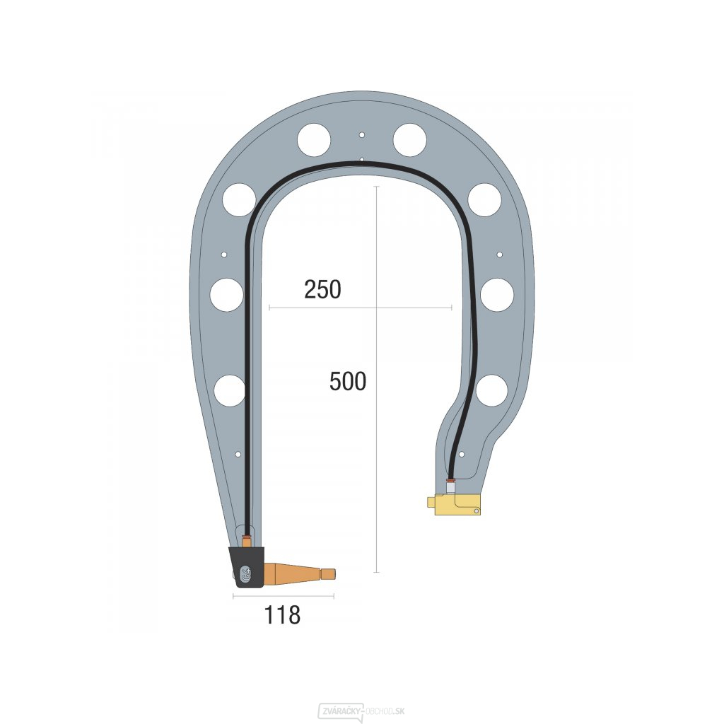 Náhradné rameno pre bodovacie kliešte GYS G4 - izolované Náhradné rameno pre bodovacie kliešte GYS G4 - izolované gallery main image