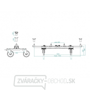 Manipulačný vozík GYS AUTO ROLL 1,2 T - 1m Náhľad