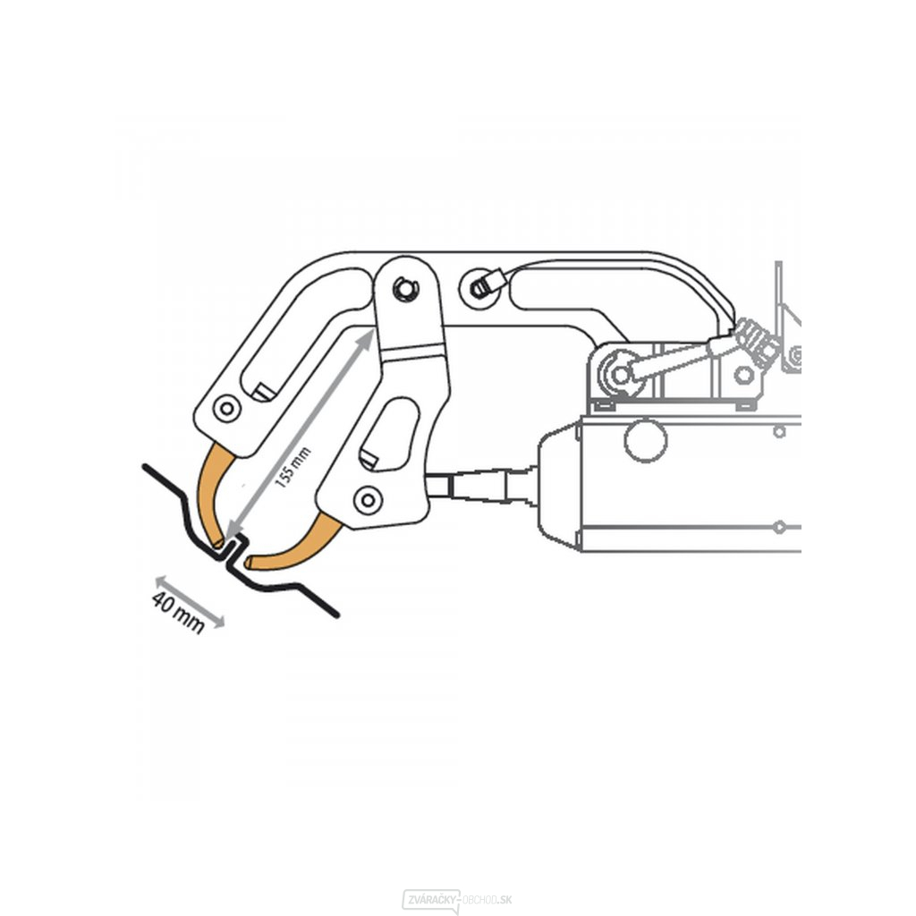Náhradné rameno pre bodovacie kliešte VAS GYS typ C10 Náhradné rameno pre bodovacie kliešte VAS GYS typ C10 gallery main image