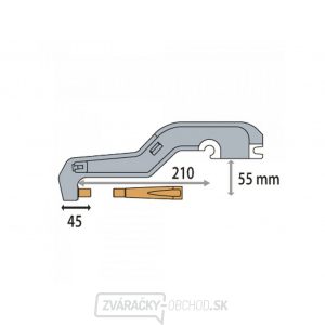 Náhradné rameno pre bodovacie kliešte VAS GYS typu C2 Náhradné rameno pre bodovacie kliešte VAS GYS typu C2 gallery main image