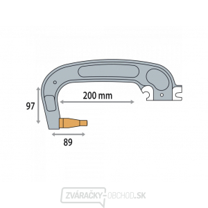 Náhradné rameno pre bodovacie kliešte GYS typ C1 - izolované Náhradné rameno pre bodovacie kliešte GYS typ C1 - izolované gallery main image