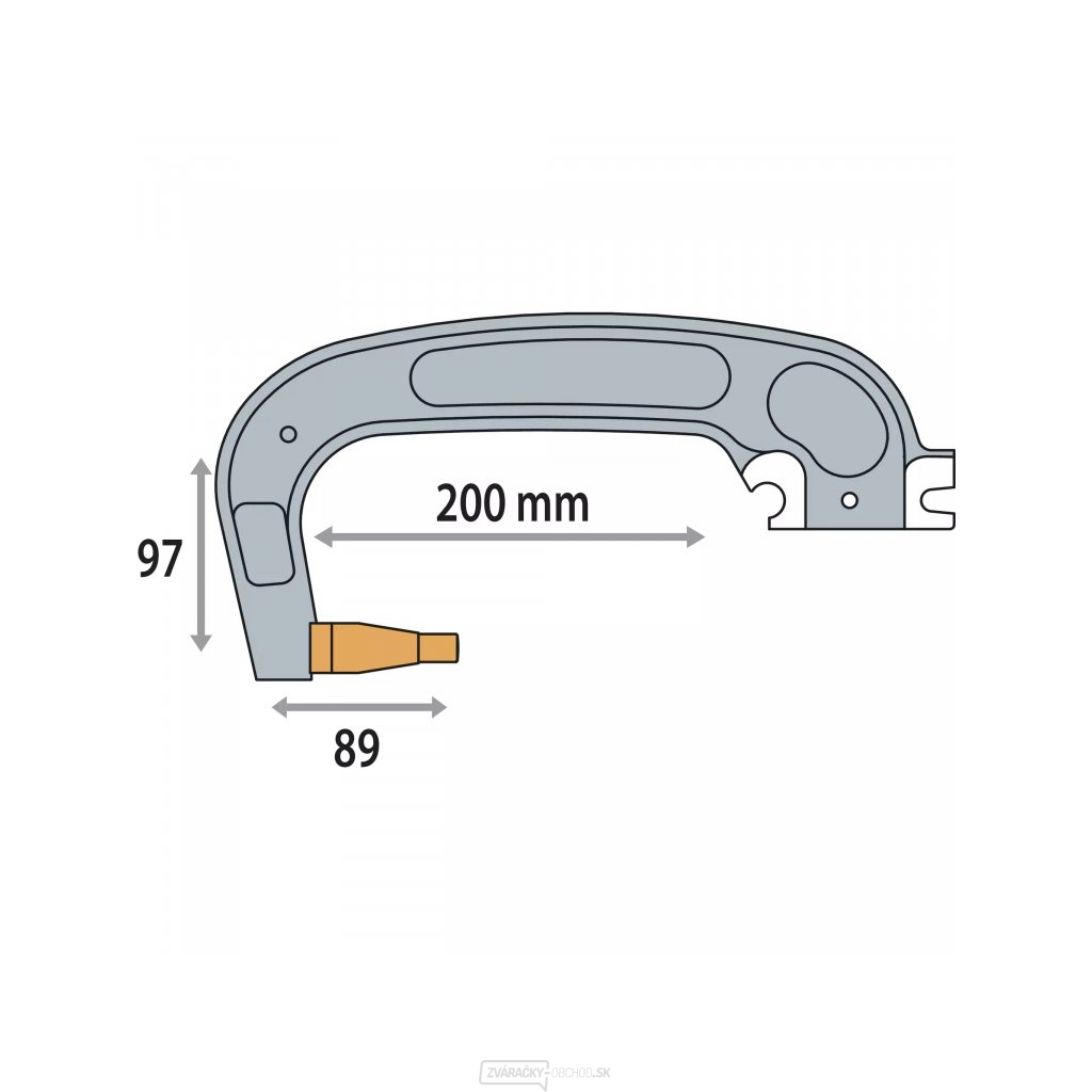 Náhradné rameno pre bodovacie kliešte GYS typu C1