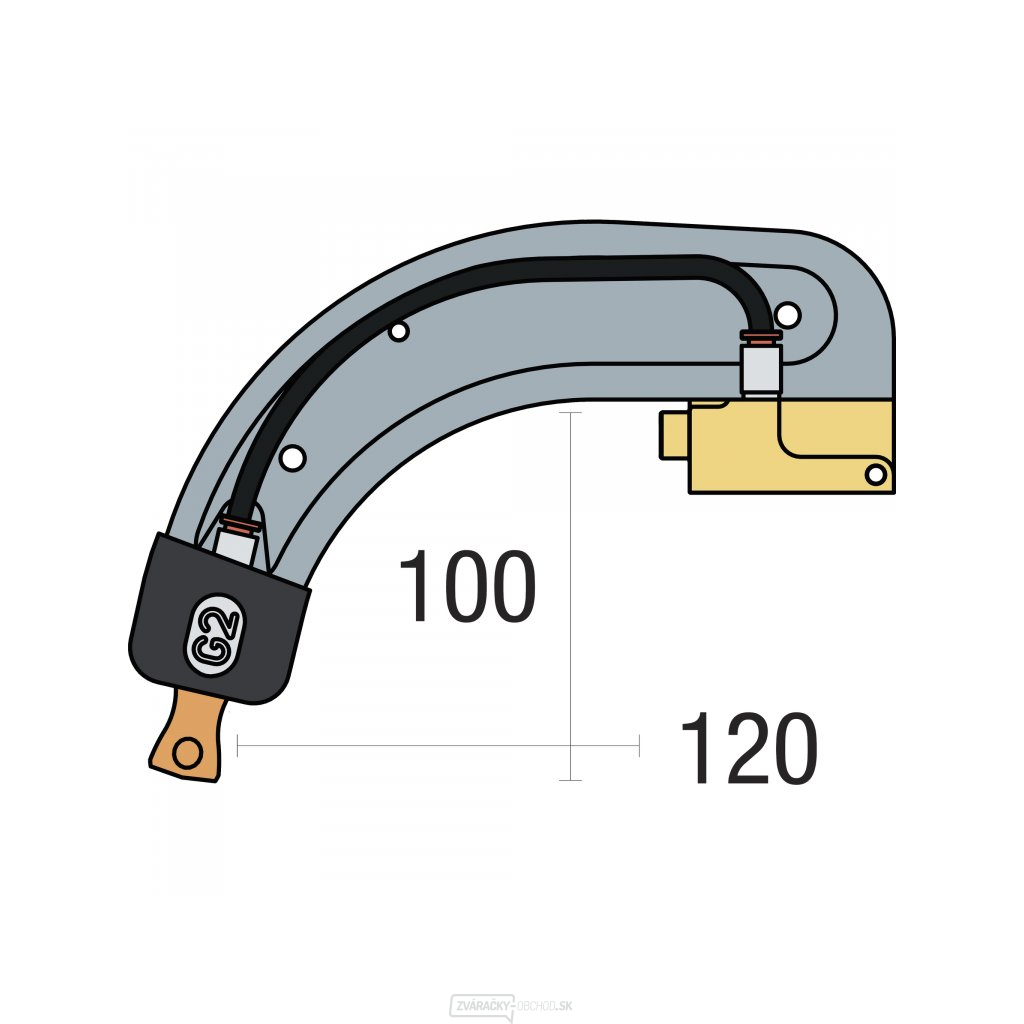 Náhradné rameno pre bodovacie kliešte GYS G2 - izolované Náhradné rameno pre bodovacie kliešte GYS G2 - izolované gallery main image