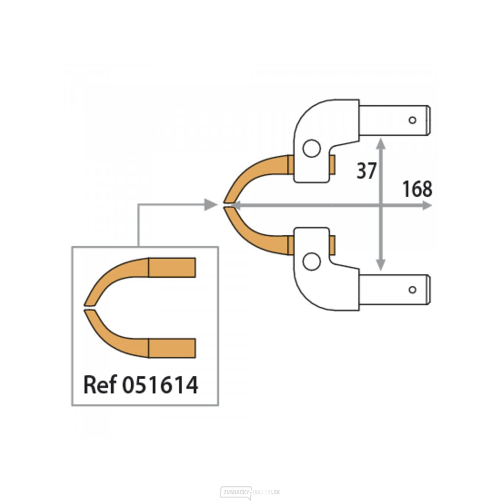 Náhradné ramená pre bodovacie kliešte GYS X11