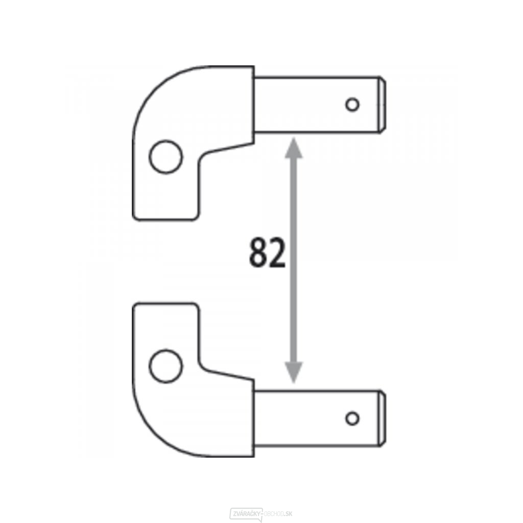 Náhradné rameno pre ručné bodovacie kliešte GYS PX5