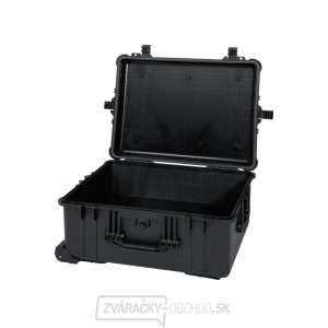 Plastový kufor s kolieskami a rukoväťou - XL Plastový kufor s kolieskami a rukoväťou - XL gallery main image