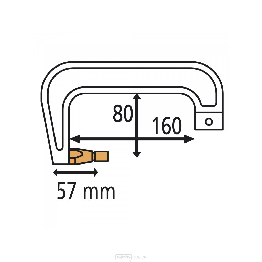 Náhradné rameno pre pneumatické bodovacie kliešte GYS typ RC1 Náhradné rameno pre pneumatické bodovacie kliešte GYS typ RC1 gallery main image