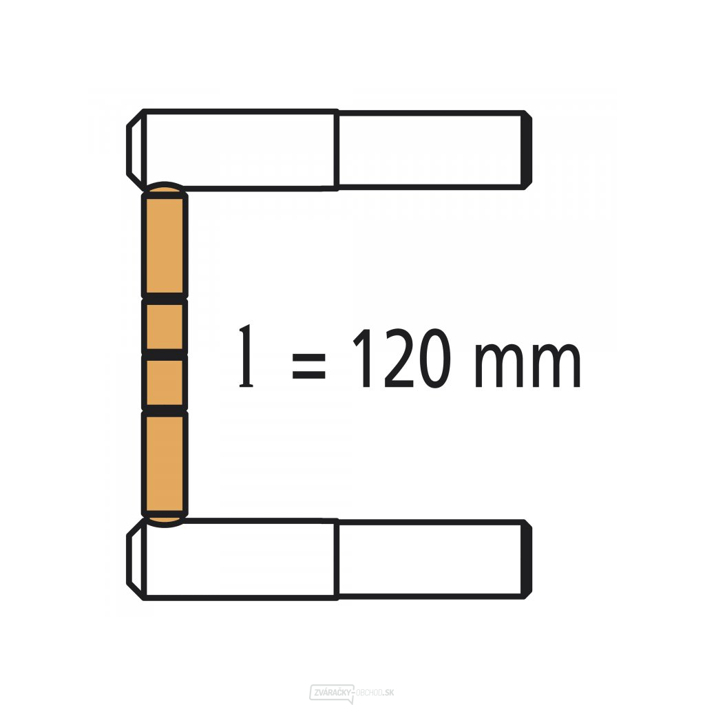 Náhradné rameno pre pneumatické bodovacie kliešte GYS typ RX1