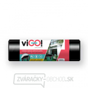 viGO! Vrecia odpadkové s ušami LD 240l/10 ks 110x130+20cm - čierne gallery main image