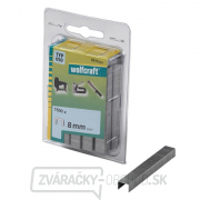 Spona široká čalúnna typ 050, 10,55mm výška 6mm, 2000ks, WOLFCRAFT  Spona široká čalúnna typ 050, 10,55mm výška 6mm, 2000ks, WOLFCRAFT  gallery main image