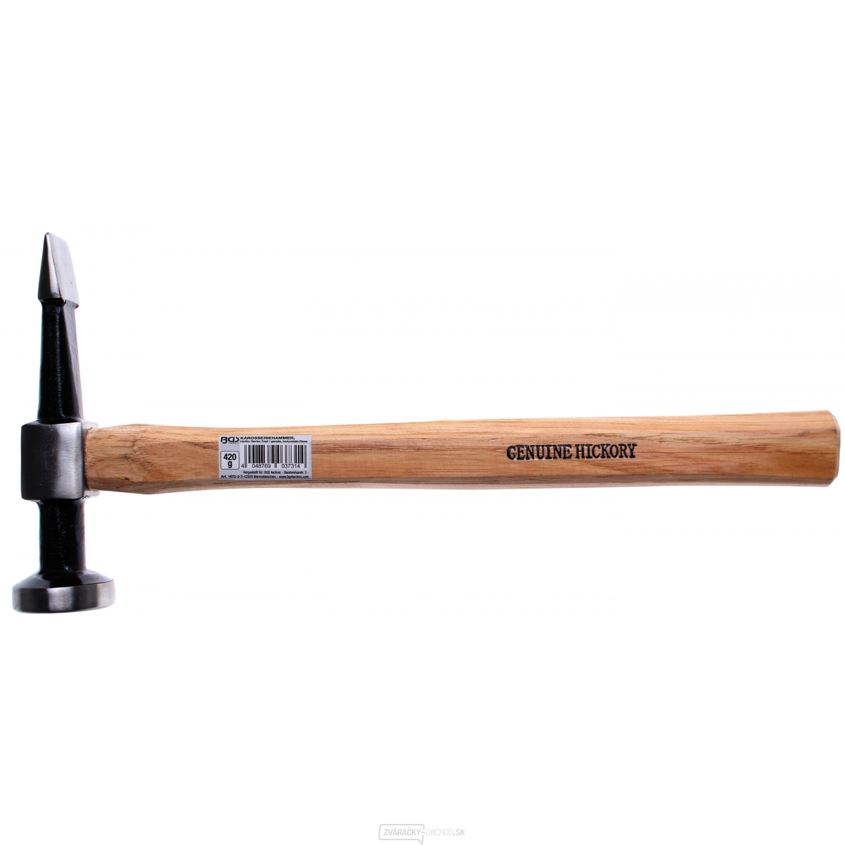 Karosárske kladivo | guľatá, plochá hlava/rovný, horizontálny nos, BGS 1672-3