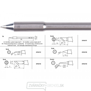 Hrot spájkovací, T9-B Hrot spájkovací, T9-B gallery main image