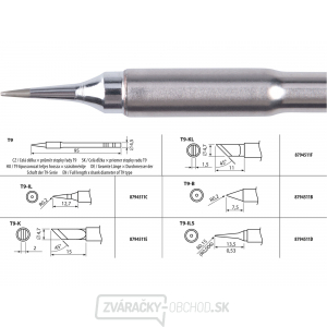 Hrot spájkovací, T9-ILS Hrot spájkovací, T9-ILS gallery main image
