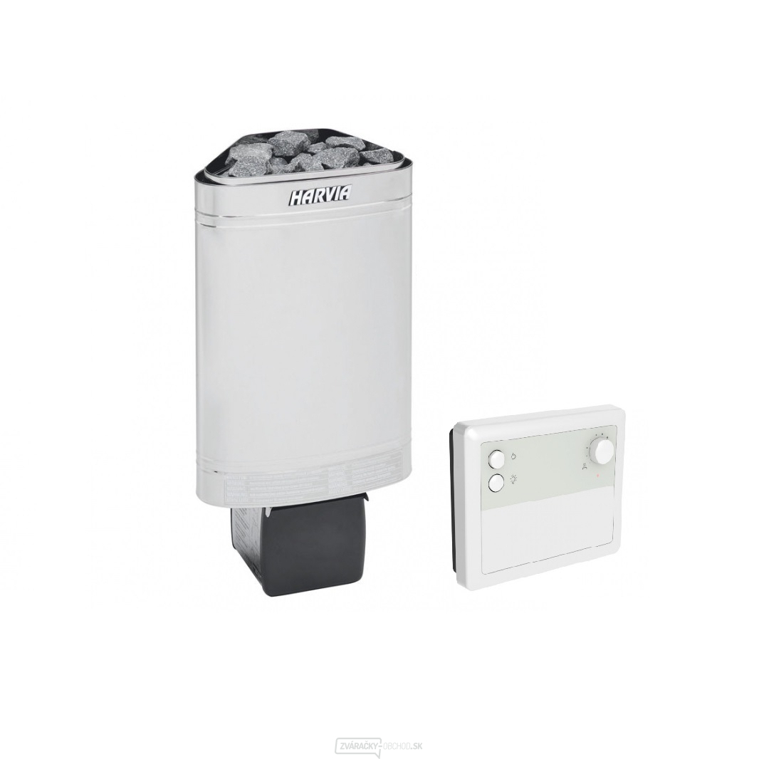 Saunové kachle HARVIA 3,6 KW (D36E) s externým ovládačom LG2426