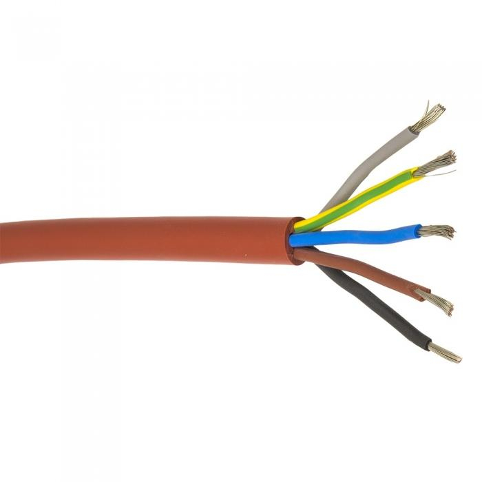 Silikónový kábel HARVIA SIHF 5 x 1,5 mm/3 m LG2436