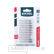 Extol - Frézy karbidové Sada 10ks Náhľad