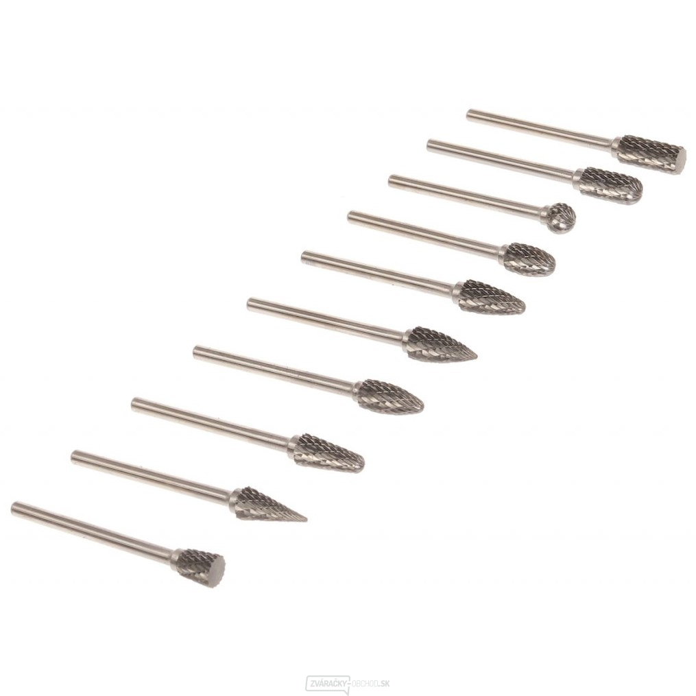 Extol - Frézy mini, karbidová sada 10ks