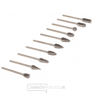 Extol - Frézy mini, karbidová sada 10ks Extol - Frézy mini, karbidová sada 10ks gallery main image