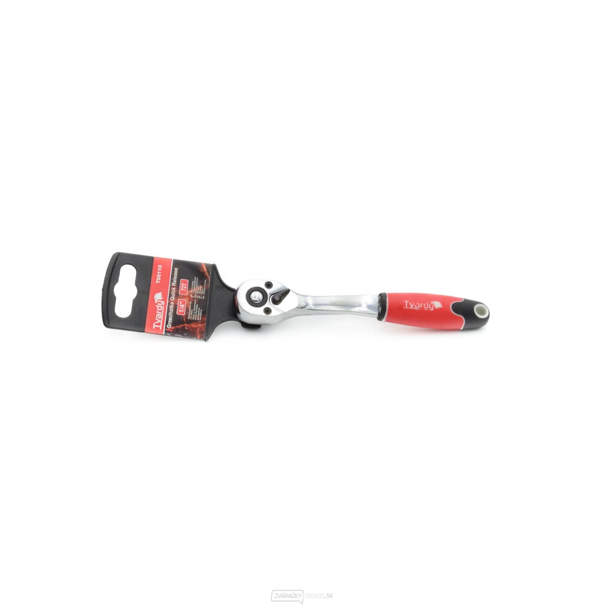 Rýchloupínacia račňa TVARDY 1/4" 72T